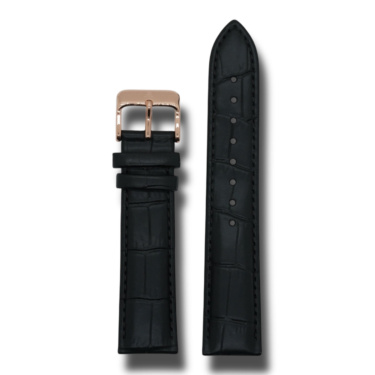 Villa black leather strap (select clasp)