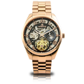 Rosegold/Black Villa Automatic Tourbillon (Pre-order ships out in August)