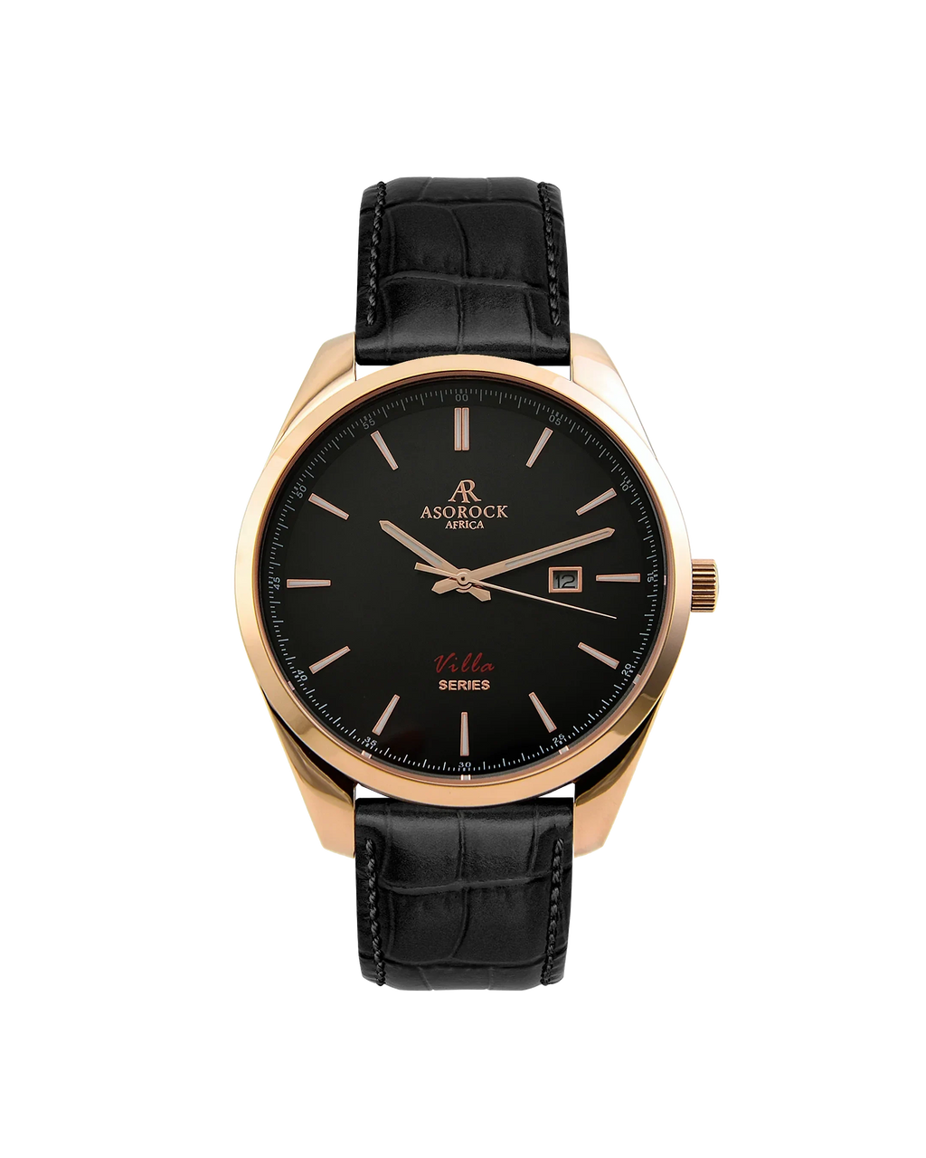 Villa black leather strap (select clasp)