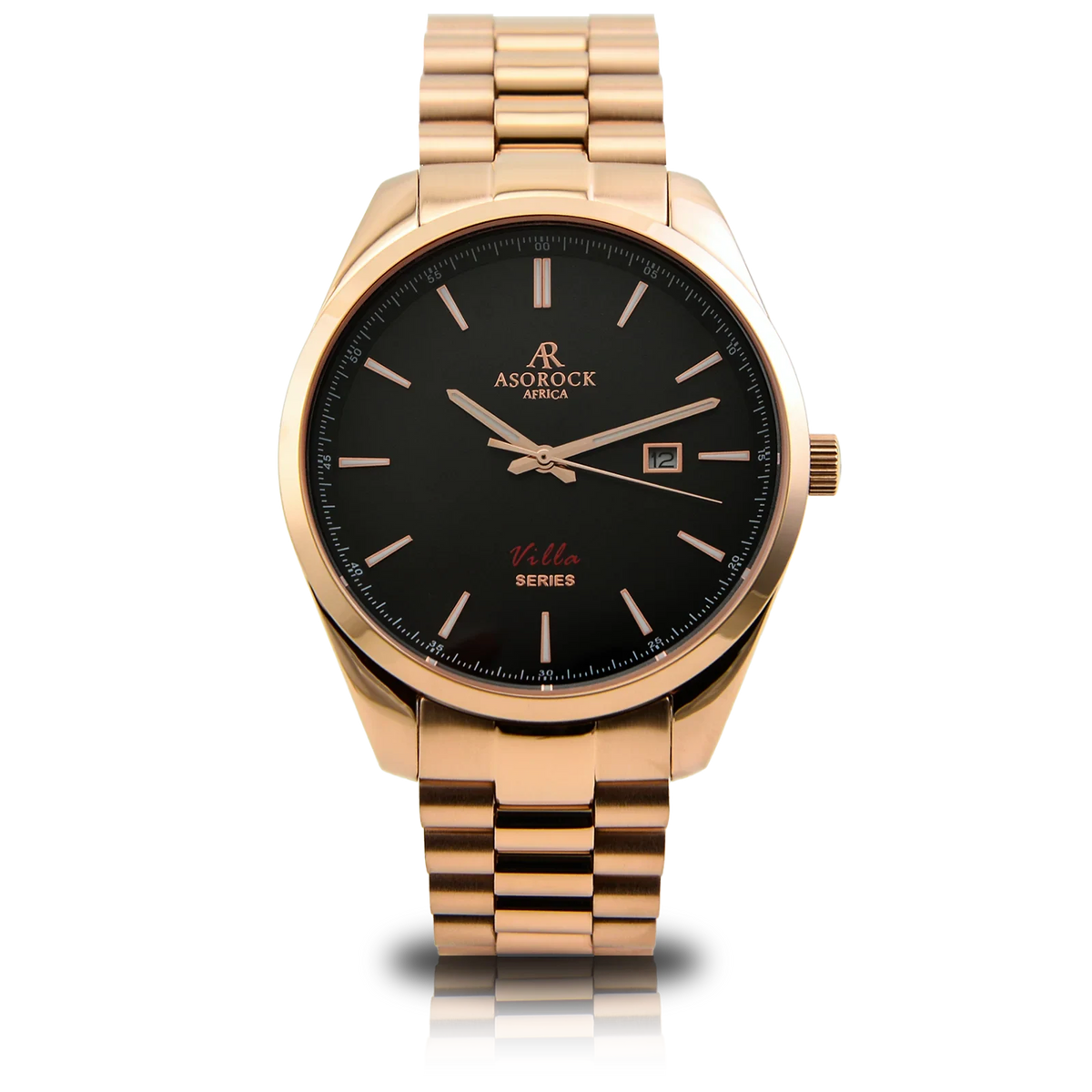 Rosegold/black villa
