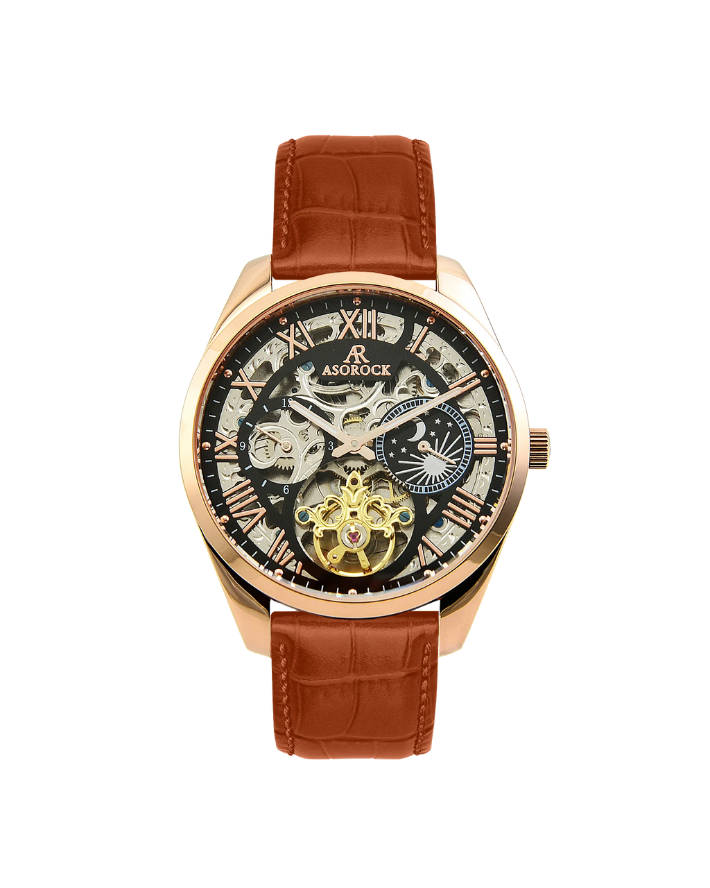 Villa Brown leather strap (select clasp)