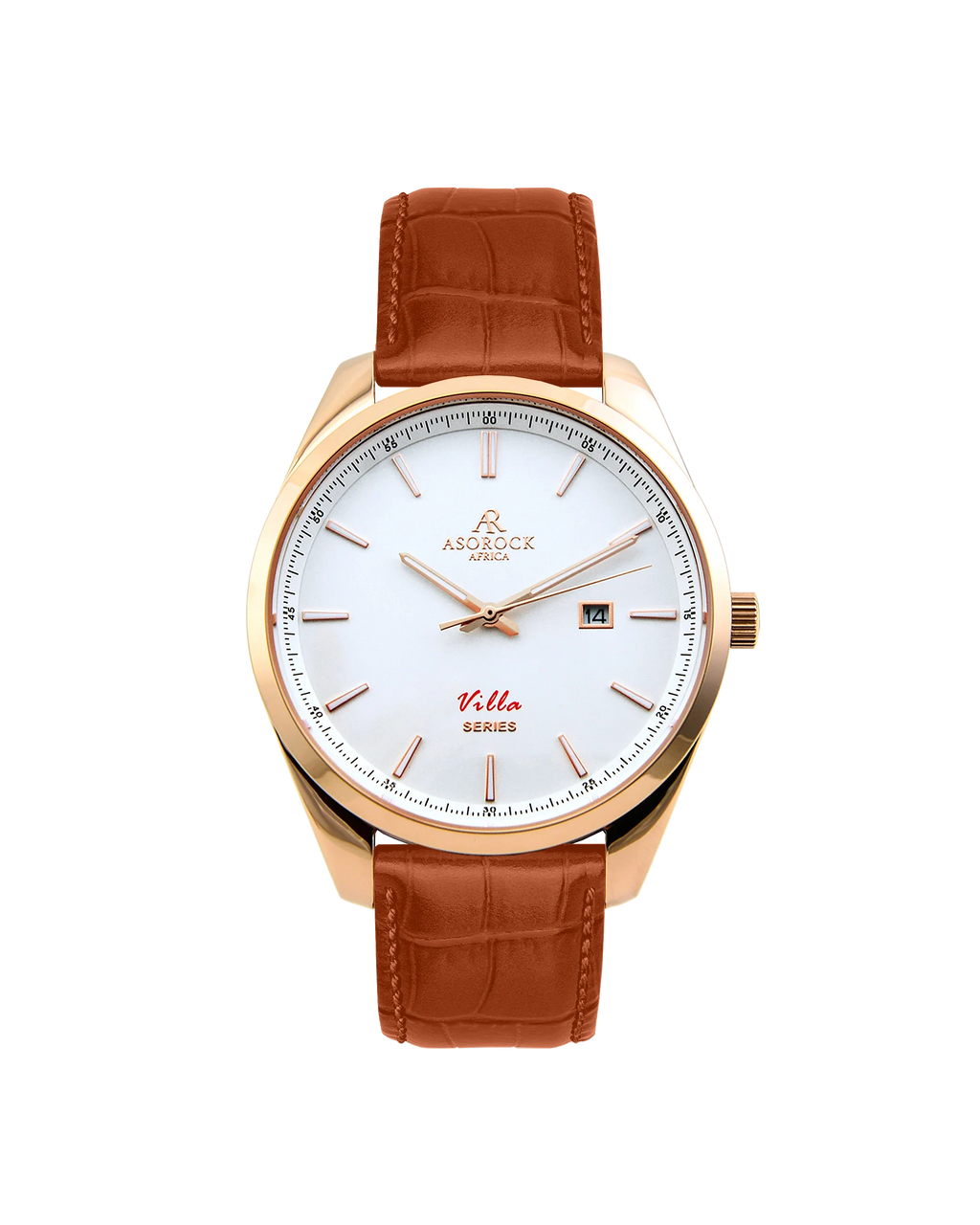 Villa Brown leather strap (select clasp)