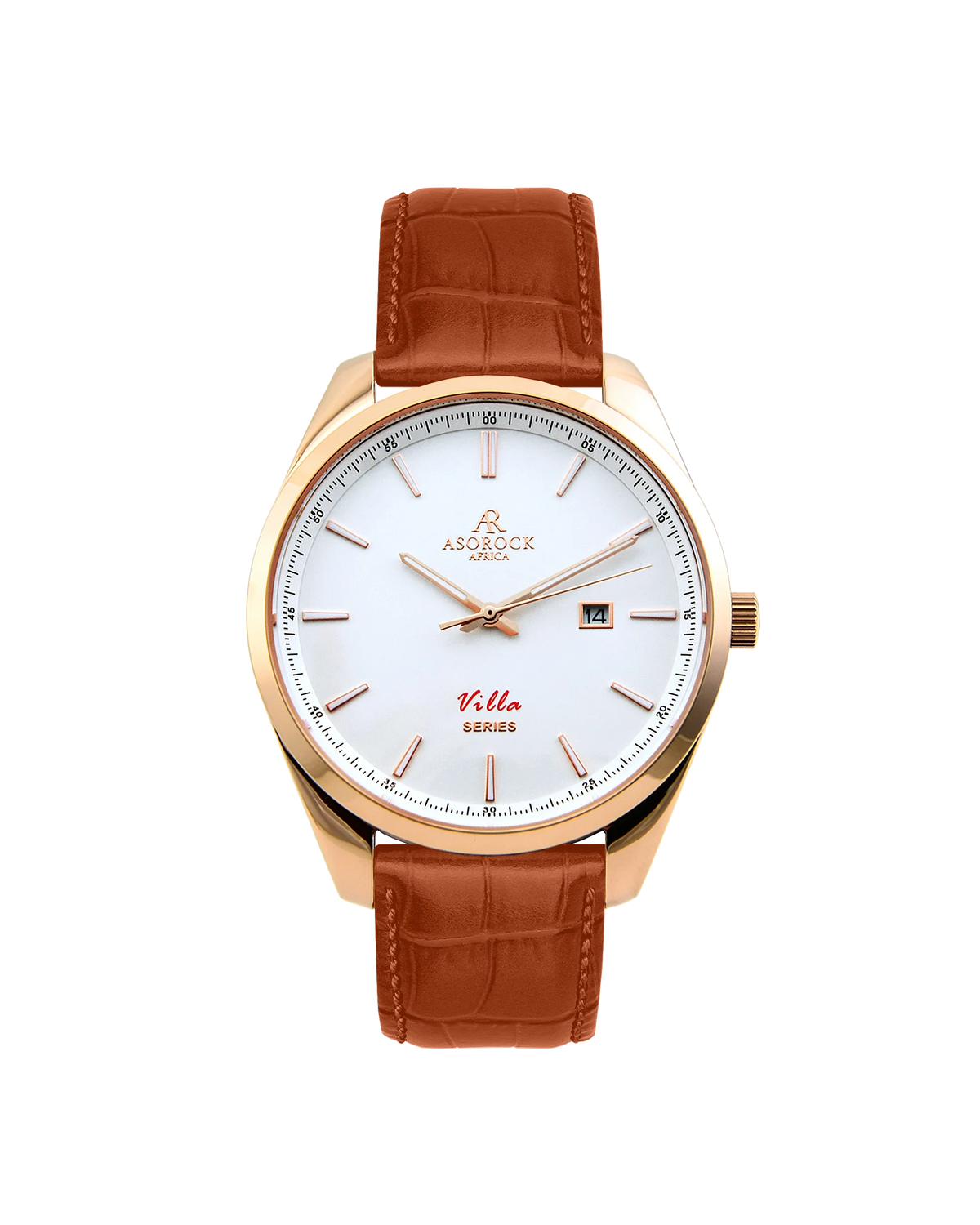 Villa Brown leather strap (select clasp)