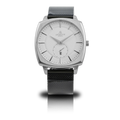 Silver/White Monolith (black mesh strap)