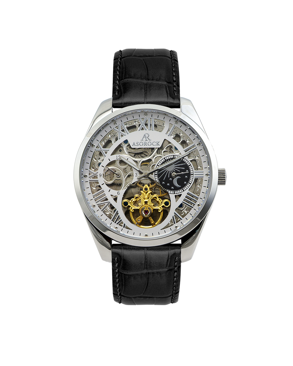 Villa black leather strap (select clasp)